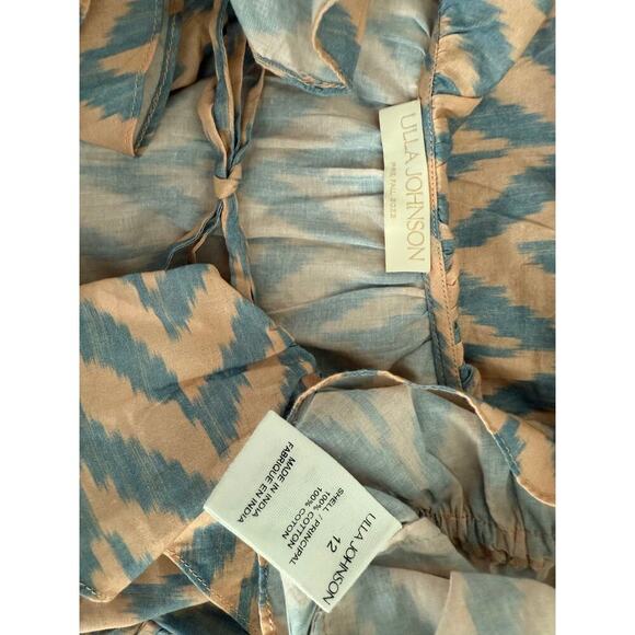 Ulla Johnson Kalila Blouse in Birch in Pink - Size 12 - Picture 4 of 4